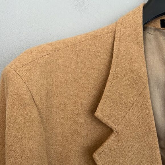Orvis Men’s 46 L Camelhair Sports Coat blazer tan Camel hair Vintage Made in USA - Picture 5 of 16